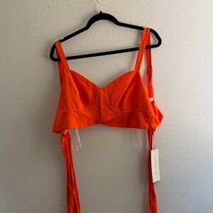 Orange Crop Top